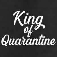 Funny King Of Quarantine Adult Drive Performance Visor