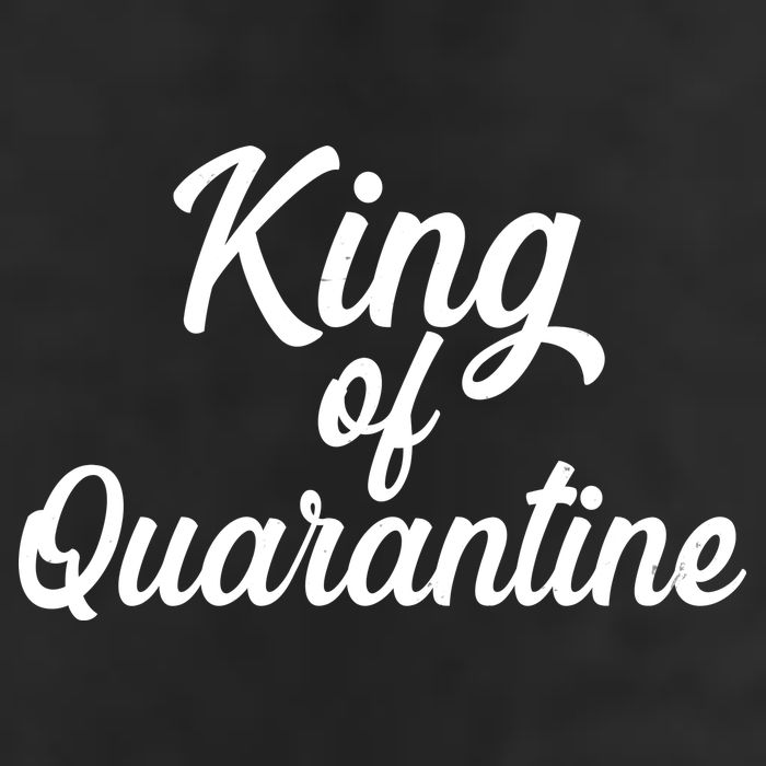 Funny King Of Quarantine Adult Drive Performance Visor