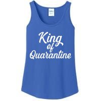 Funny King Of Quarantine Ladies Essential Tank