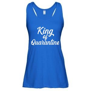 Funny King Of Quarantine Ladies Essential Flowy Tank