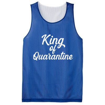 Funny King Of Quarantine Mesh Reversible Basketball Jersey Tank