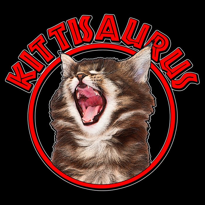 Funny Kittisaurus  Backpack