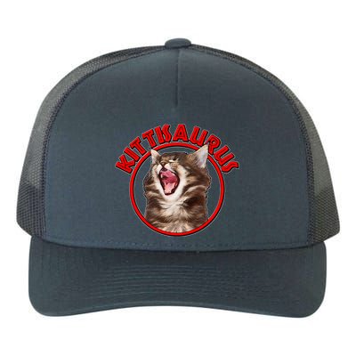 Funny Kittisaurus  Yupoong Adult 5-Panel Trucker Hat