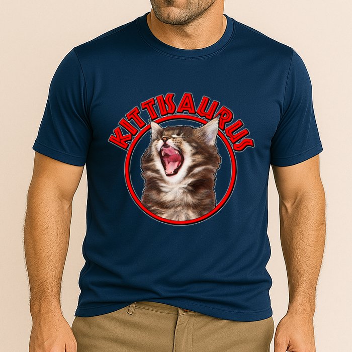 Funny Kittisaurus  Cooling Performance Crew T-Shirt