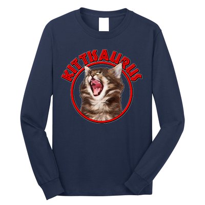 Funny Kittisaurus  Long Sleeve Shirt