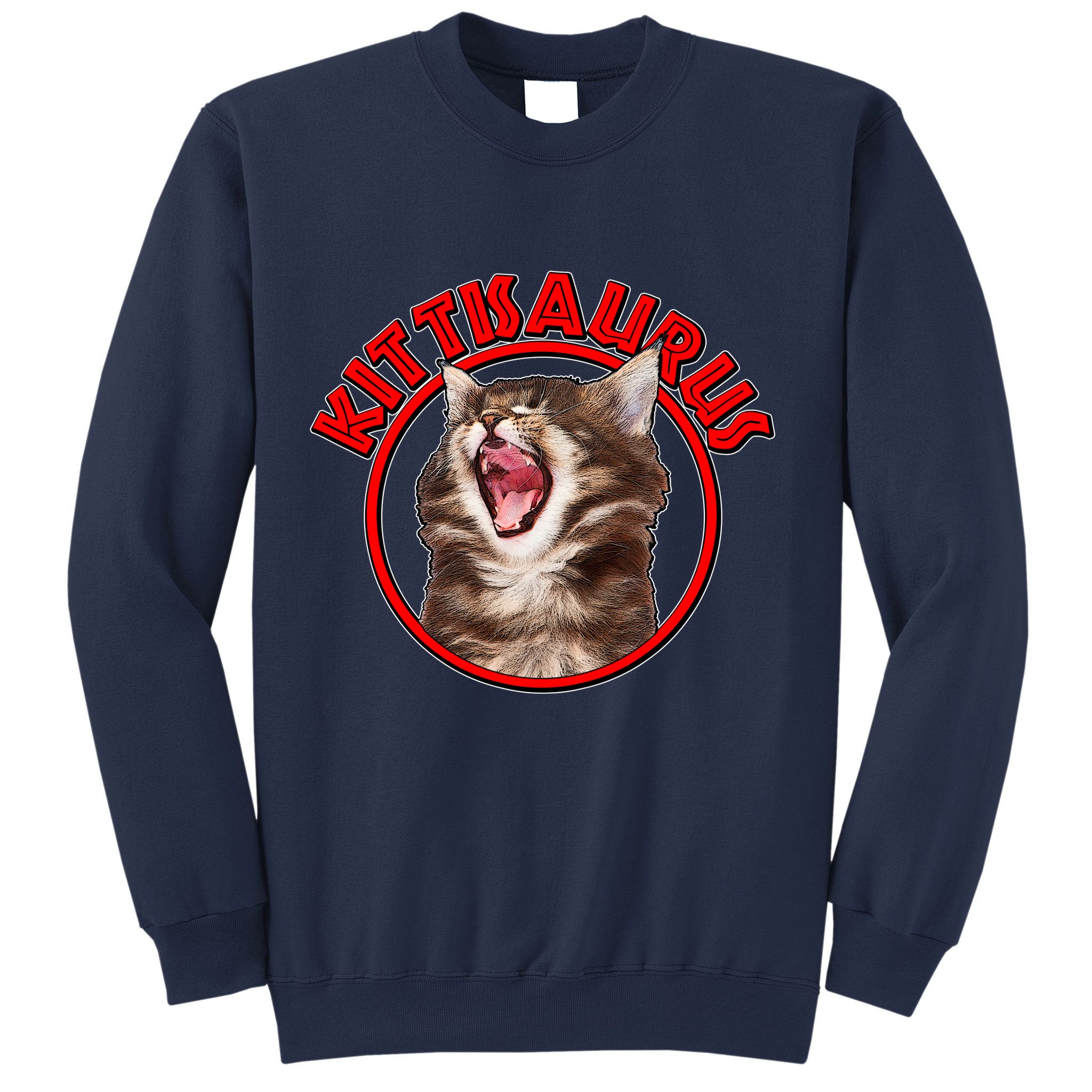 Funny Kittisaurus  Sweatshirt