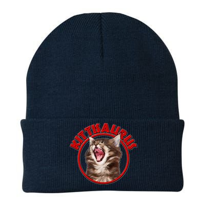 Funny Kittisaurus  Knit Cap Winter Beanie