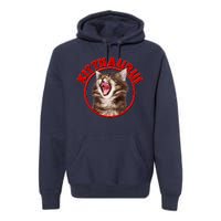 Funny Kittisaurus  Premium Hoodie