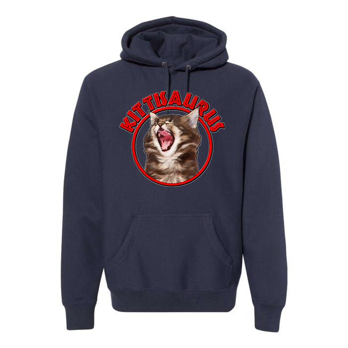 Funny Kittisaurus  Premium Hoodie