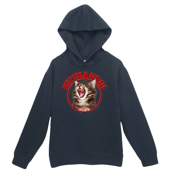 Funny Kittisaurus  Urban Pullover Hoodie