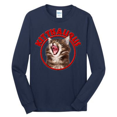 Funny Kittisaurus  Tall Long Sleeve T-Shirt