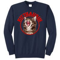 Funny Kittisaurus  Tall Sweatshirt