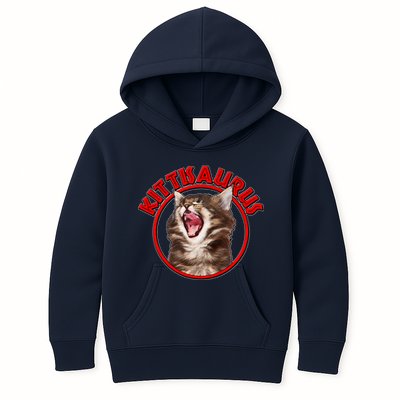 Funny Kittisaurus  Kids Hoodie
