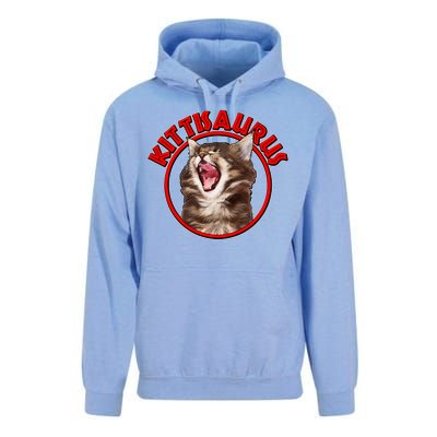 Funny Kittisaurus  Unisex Surf Hoodie