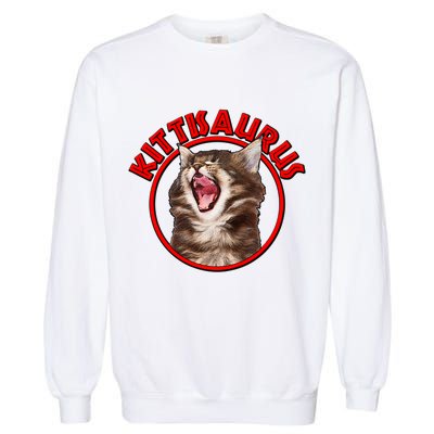 Funny Kittisaurus  Garment-Dyed Sweatshirt