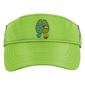 Funny Left Right Brain Pi Pie Adult Drive Performance Visor