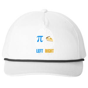 Funny Left Right Brain Pi Pie Snapback Five-Panel Rope Hat