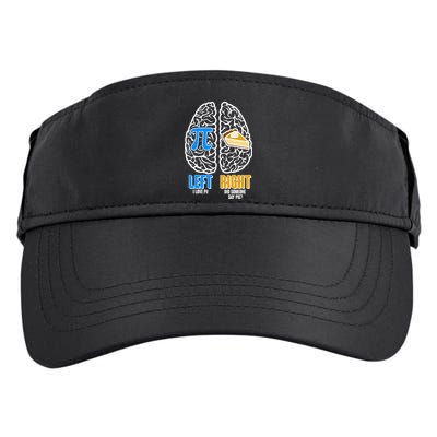 Funny Left Right Brain Pi Pie Adult Drive Performance Visor