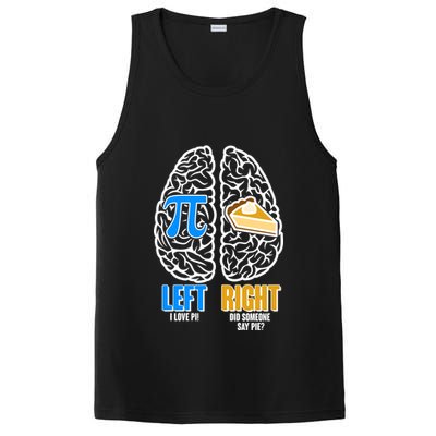 Funny Left Right Brain Pi Pie PosiCharge Competitor Tank