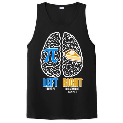 Funny Left Right Brain Pi Pie PosiCharge Competitor Tank