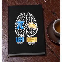 Funny Left Right Brain Pi Pie Permanent Decal Sticker