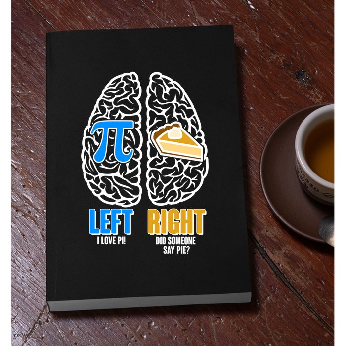 Funny Left Right Brain Pi Pie Permanent Decal Sticker