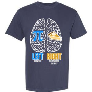 Funny Left Right Brain Pi Pie Garment-Dyed Heavyweight T-Shirt