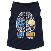 Funny Left Right Brain Pi Pie Doggie Tank