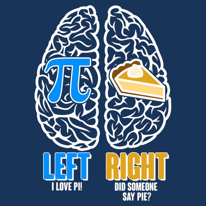 Funny Left Right Brain Pi Pie Legacy Cool Fit Booney Bucket Hat