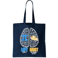 Funny Left Right Brain Pi Pie Bag