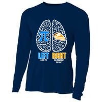 Funny Left Right Brain Pi Pie Cooling Performance Long Sleeve Crew