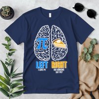 Funny Left Right Brain Pi Pie Premium T-Shirt
