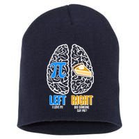 Funny Left Right Brain Pi Pie Short Acrylic Beanie