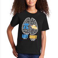 Funny Left Right Brain Pi Pie Kids T-Shirt