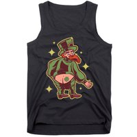 Funny Leprechaun Tattoo Tank Top