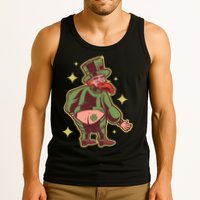 Funny Leprechaun Tattoo Tank Top