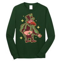 Funny Leprechaun Tattoo Long Sleeve Shirt