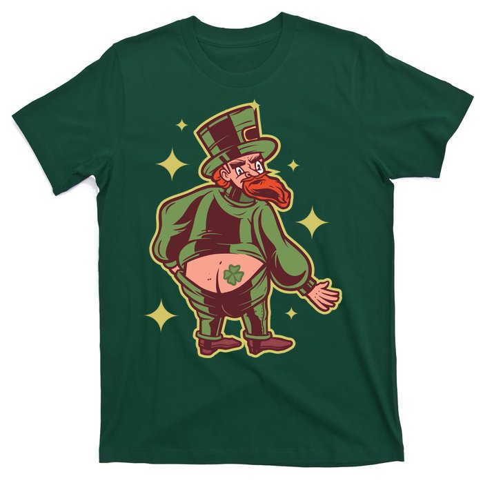 Funny Leprechaun Tattoo T-Shirt