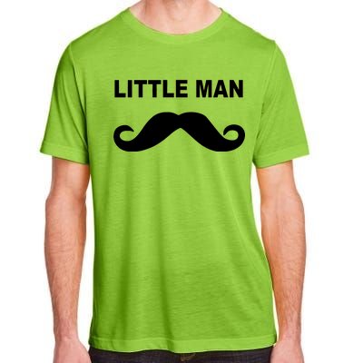 Funny Little Man Mustache Adult ChromaSoft Performance T-Shirt