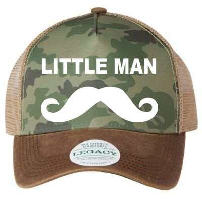 Funny Little Man Mustache Legacy Tie Dye Trucker Hat