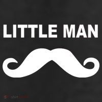 Funny Little Man Mustache 11oz C Handle Ceramic Mug