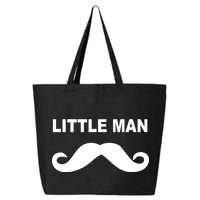 Funny Little Man Mustache 25L Jumbo Tote