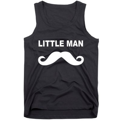 Funny Little Man Mustache Tank Top