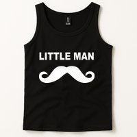 Funny Little Man Mustache Tank Top