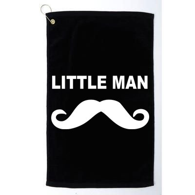 Funny Little Man Mustache Golf Towel