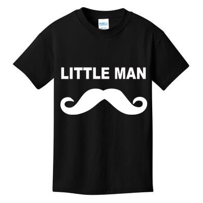 Funny Little Man Mustache Kids T-Shirt
