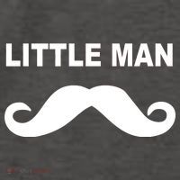 Funny Little Man Mustache Vector Backpack