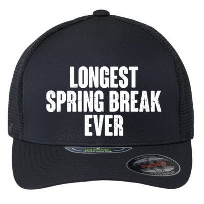 Funny Longest Spring Break Ever Quarantine  Flexfit Unipanel Trucker Cap