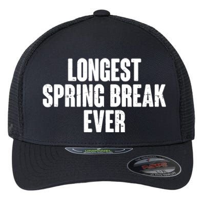 Funny Longest Spring Break Ever Quarantine  Flexfit Unipanel Trucker Cap