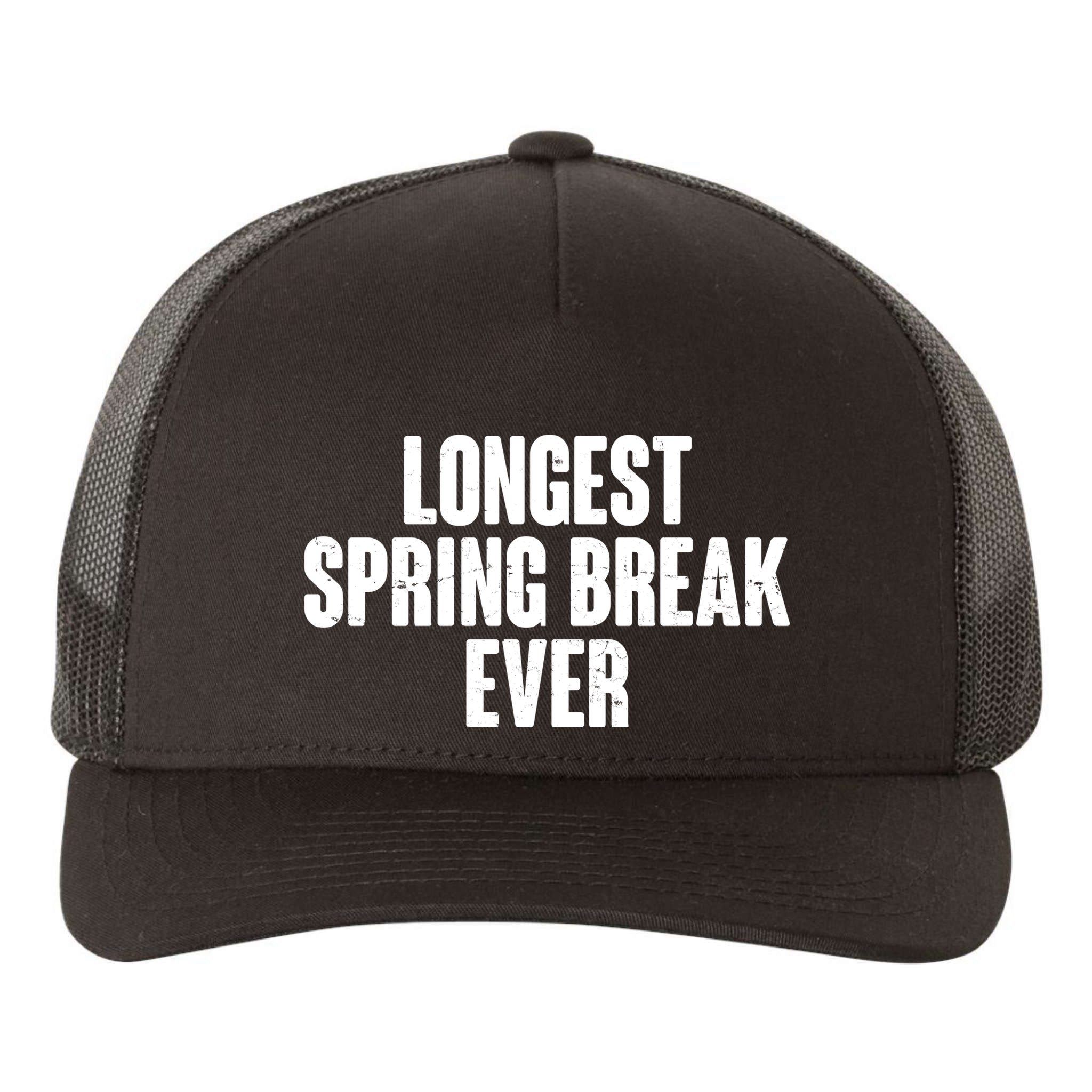 Funny Longest Spring Break Ever Quarantine  Yupoong Adult 5-Panel Trucker Hat